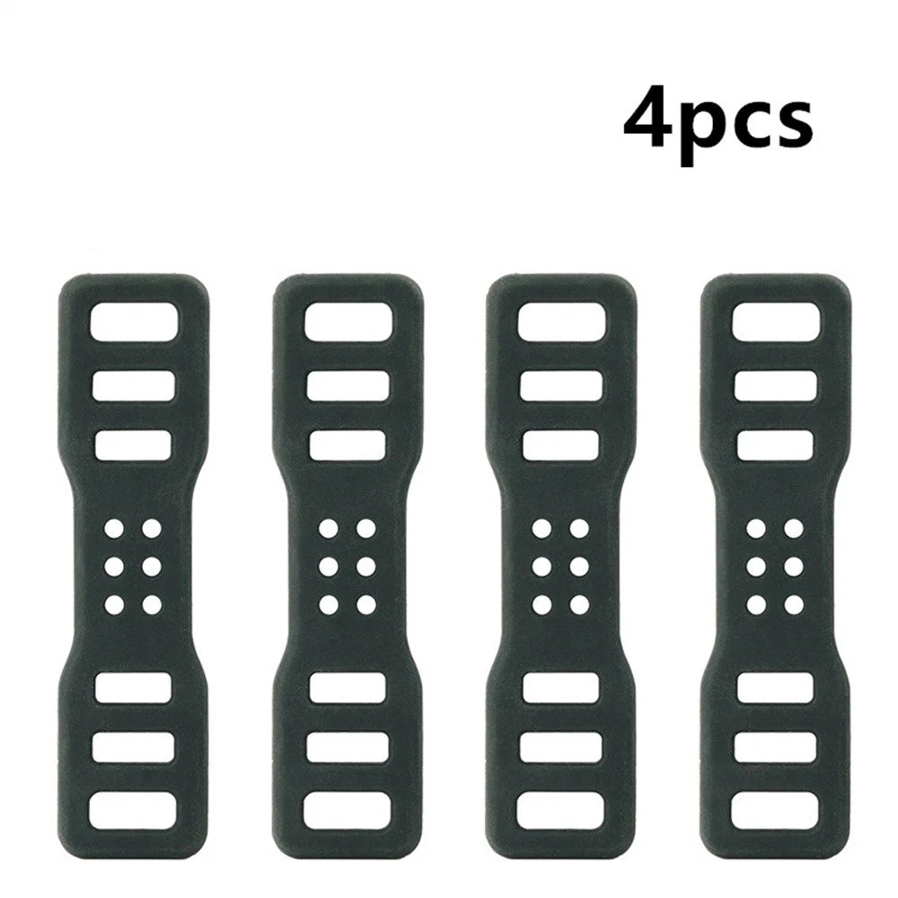 4Pcs 92MM × 24MM Silicone Strap for Driving Recorder (DVR)