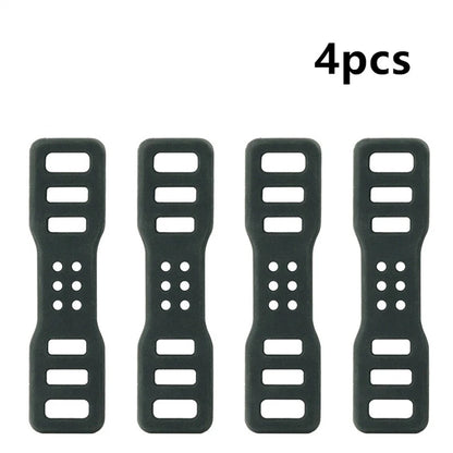 4Pcs 92MM × 24MM Silicone Strap for Driving Recorder (DVR)