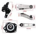 Set of 4 Engine & Transmission Mounts for Dodge Neon 2.0L (2002–2005)