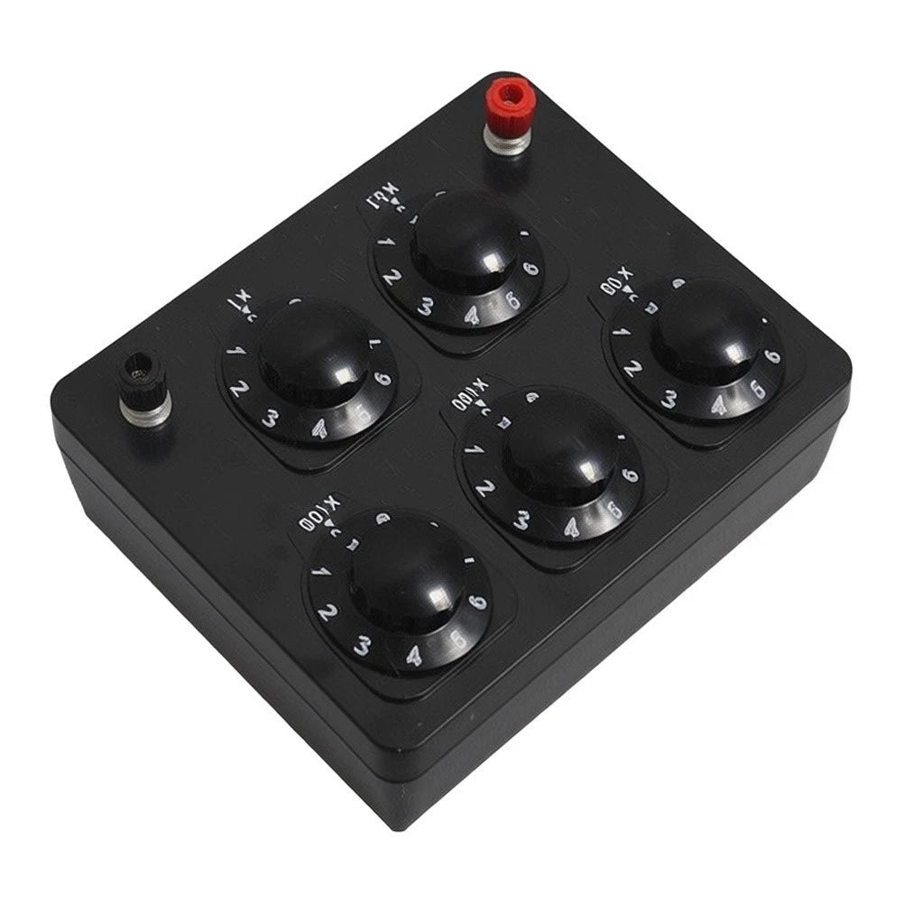 Resistance Box for Physics Lab Equipment (0 to 9999.9 Ohms)