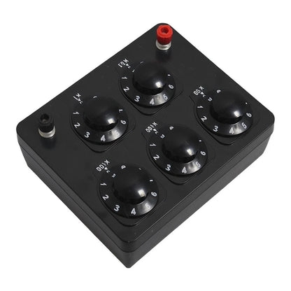 Resistance Box for Physics Lab Equipment (0 to 9999.9 Ohms)