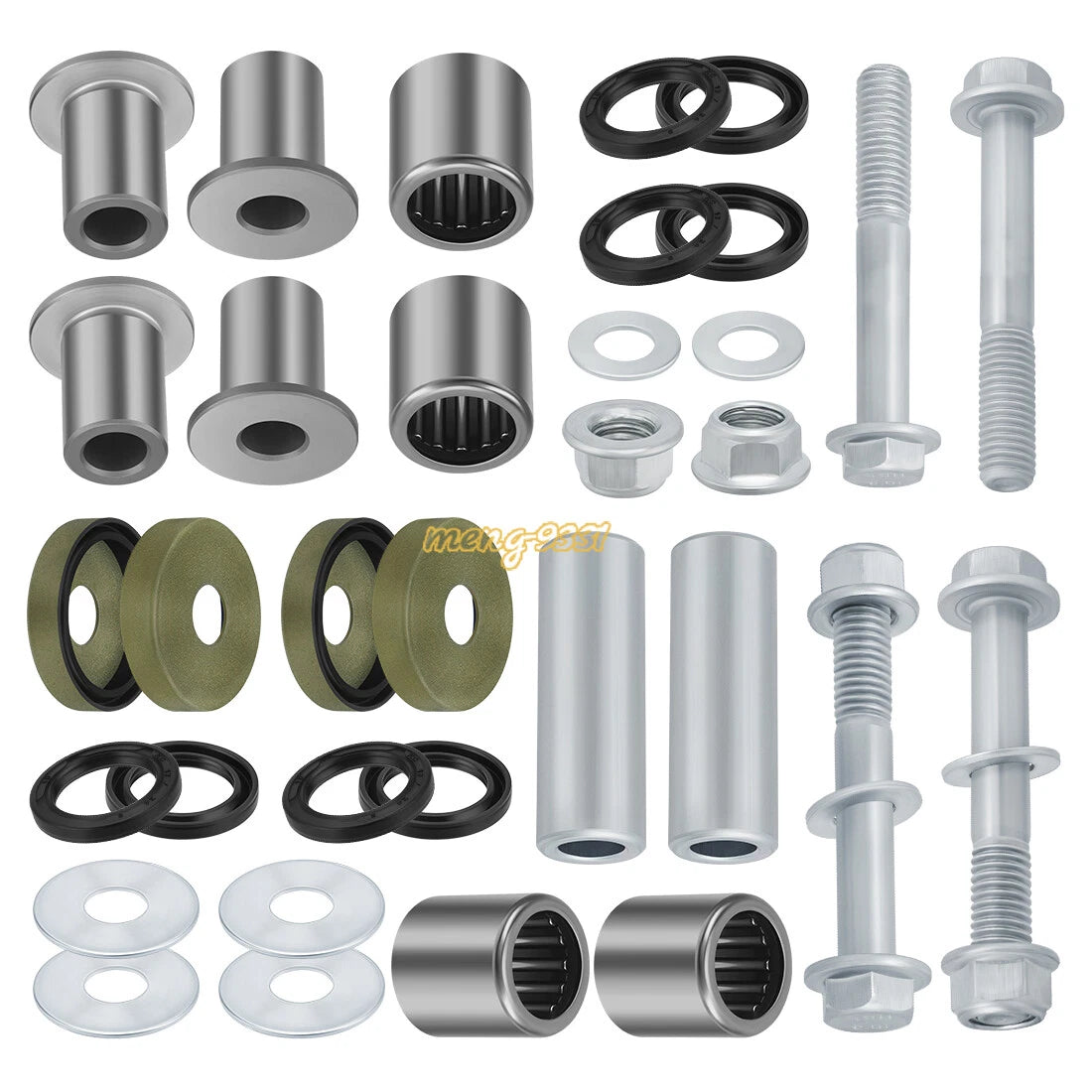 Upper & Lower Front A Arm Bushing Bearing for Suzuki Z400 (2003–2008) & Kawasaki KFX400 (2003–2006)