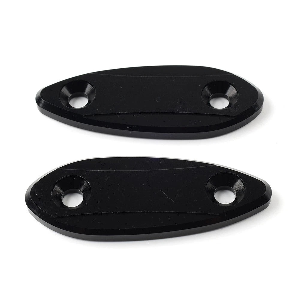 Block Off Base Plates for Kawasaki ZX6R (2009–2012) Black
