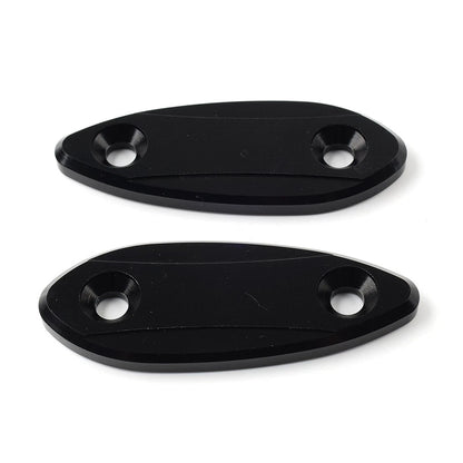 Block Off Base Plates for Kawasaki ZX6R (2009–2012) Black