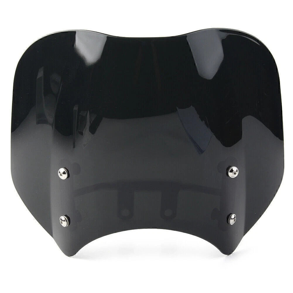 Black Motorcycle Windscreen Windshield w/Bracket for Honda CMX500 Rebel (2018–2020)