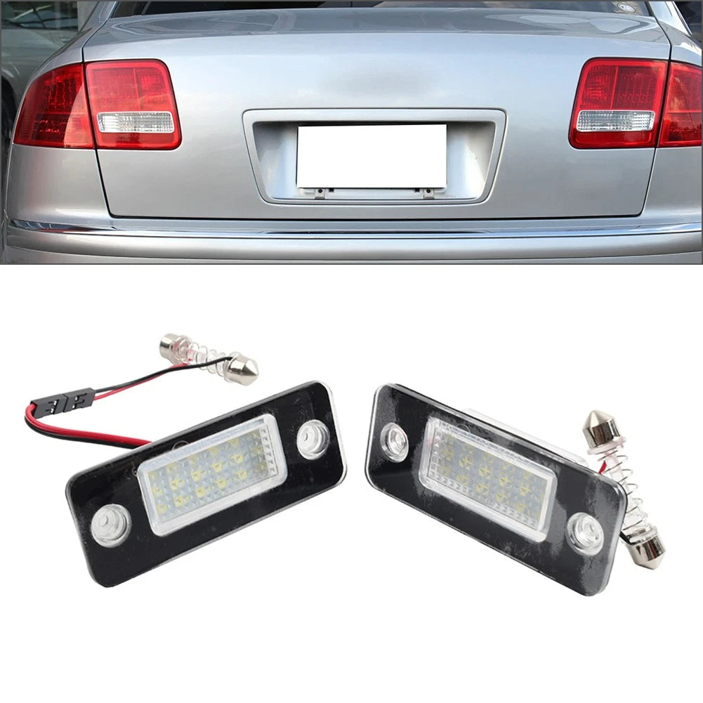 Rear License Plate Light Lamp for Audi A8 S8 Quattro (2002–2010) 4E0943021, E40943022