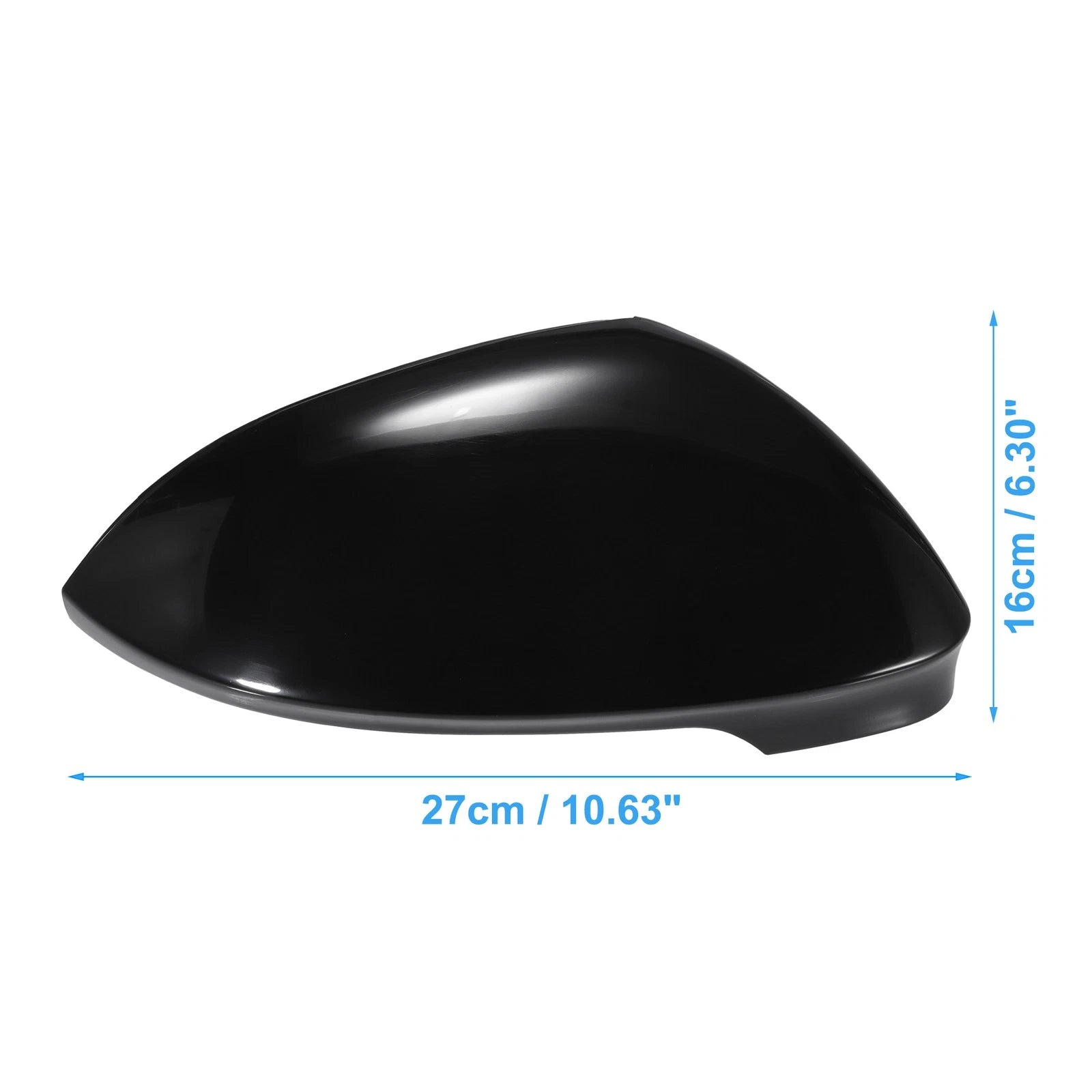 Right Side Mirror Cover Shell Trim Black for VW Golf MK8 (2020–2023)