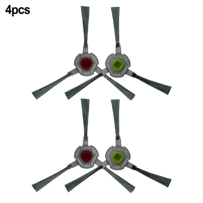 Set of 4 Side Brushes for ECOVACS Vacuum (Compatible with Multiple Models)