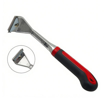 Comfort Grip Paint Scraper with Non Slip Handle and Metal Blade for Floor Paint