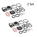 Set of 2 Carburetor Rebuild Kit for Honda GX22/31, Echo GT1100/2101 (Walbro K20-WYL)