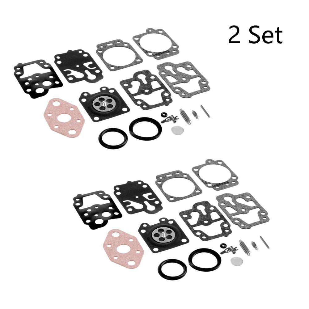 Set of 2 Carburetor Rebuild Kit for Honda GX22/31, Echo GT1100/2101 (Walbro K20-WYL)