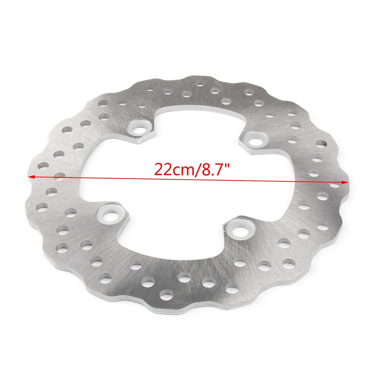 Rear Disc Brake Rotor for Kawasaki ZX6R Ninja 636 ABS ER-6F ER-6N Z750 (2003–2020)