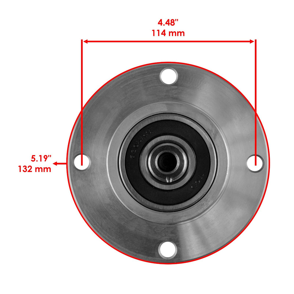 Deck Spindle w Pulley Replacement for Bad Boy MZ Magnum 42 (2010–2022)