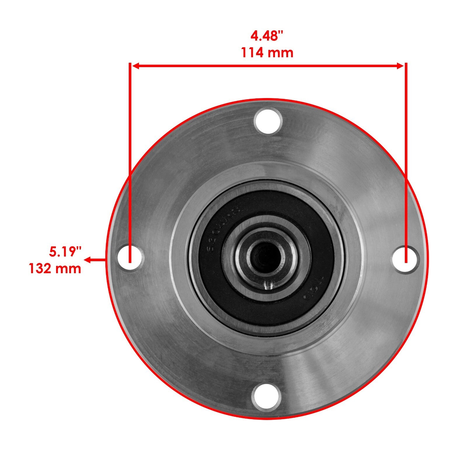 Deck Spindle w Pulley Replacement for Bad Boy MZ Magnum 42 (2010–2022)
