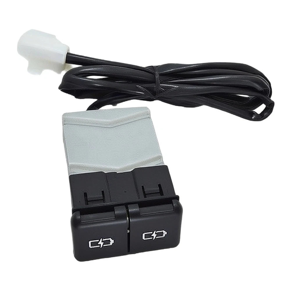 Quick Charger for Universal Vehicles - Compact Design, Blue LED Backlight