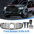 Front Upper Bumper Grille Grill for Mercedes-Benz GLC250 (2017–2018)