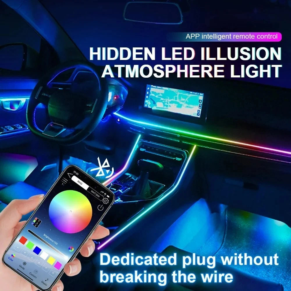 14 In 1 RGB LED Ambient Light for Car (Universal)