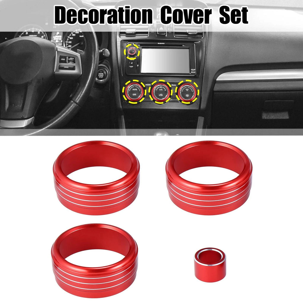 Climate Control Side Mirror Adjustment Knob Cover Set for Subaru WRX STI (2015–2021)