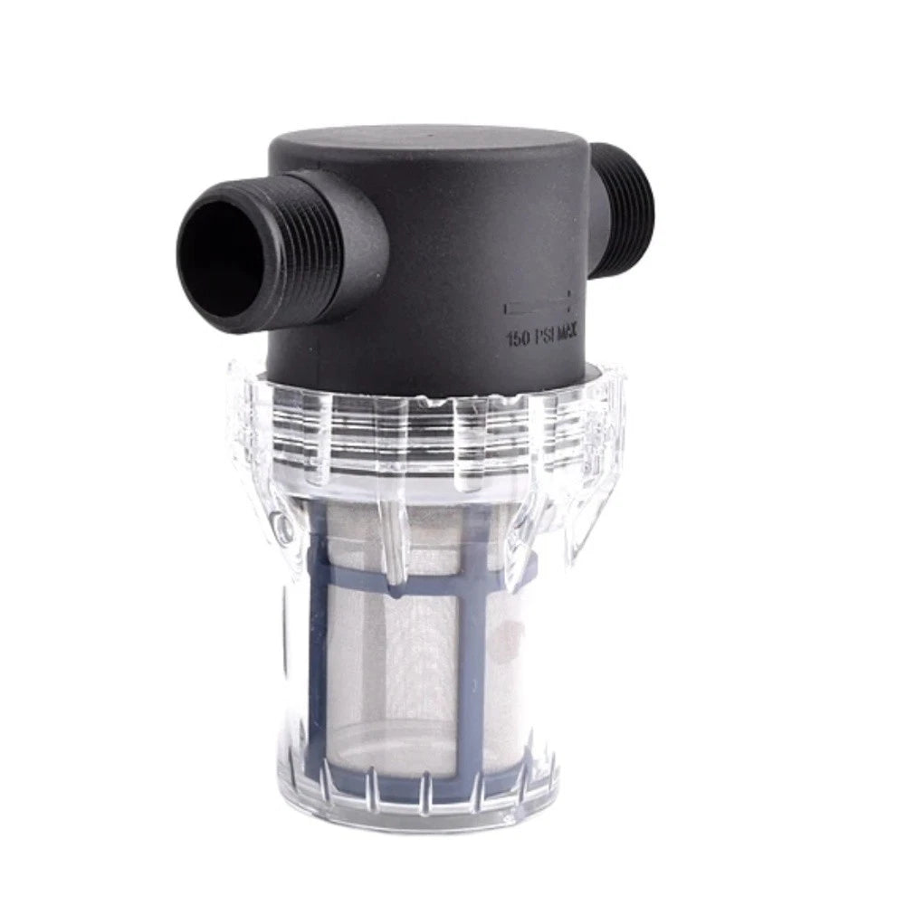 3/4 Inch Stainless Steel Sediment Filter for RV (Camping, Garden Hose Use)