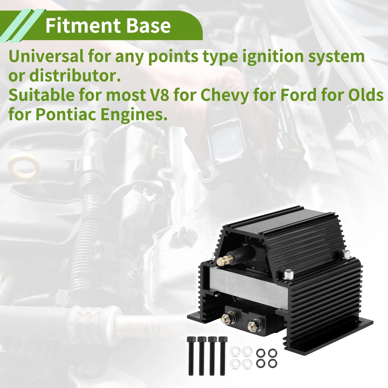 High Output Ignition Coil Replacement for V8 for Chevy Ford Olds Pontiac (2000–2008)