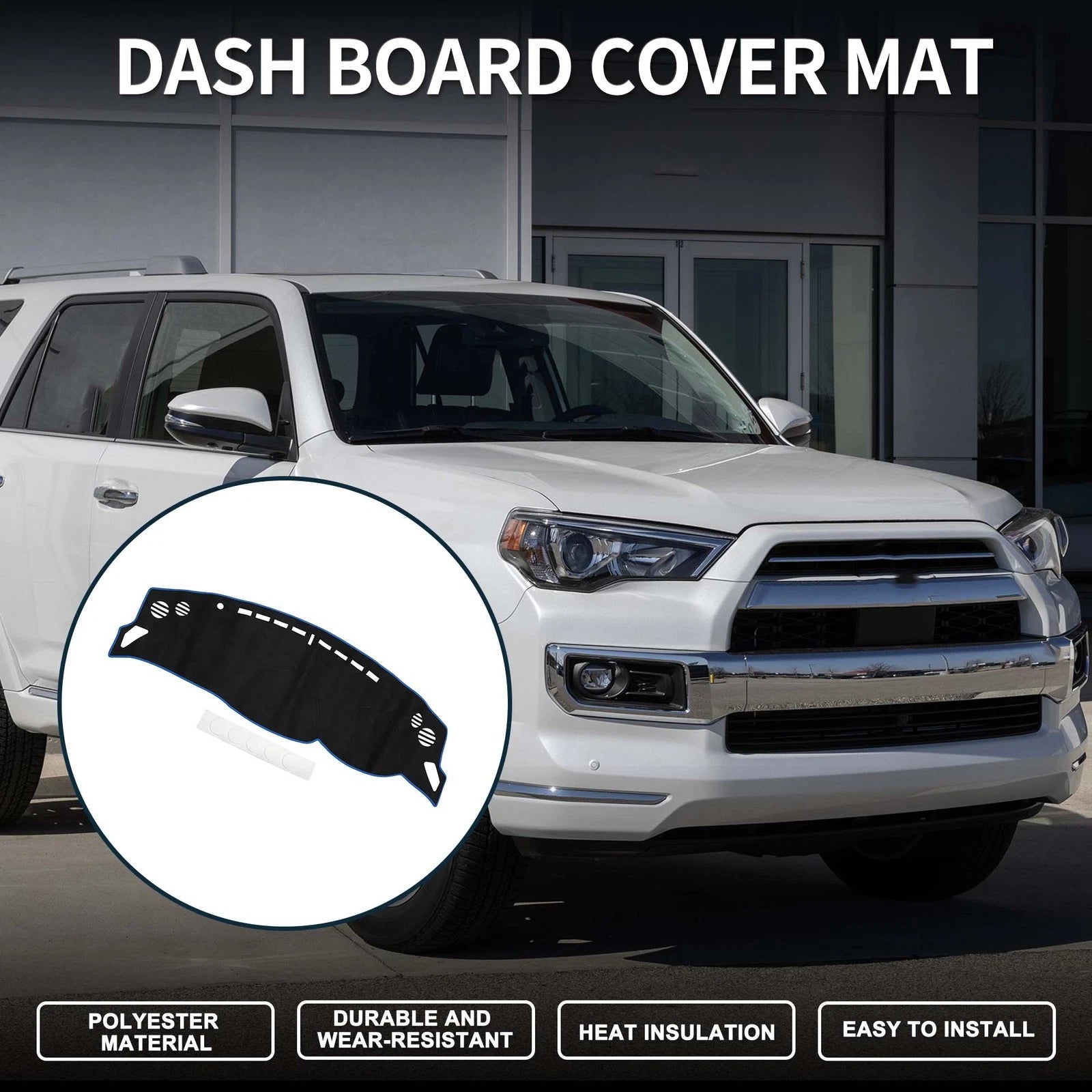 Dashboard Dash Cover Mat for Toyota 86 ZN6 2012 Sun Protector Pad