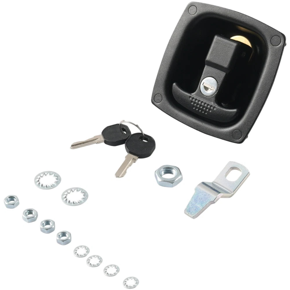 Foldable Lock for RV Trailer (2010–2023) - High Strength, Space Saving Design