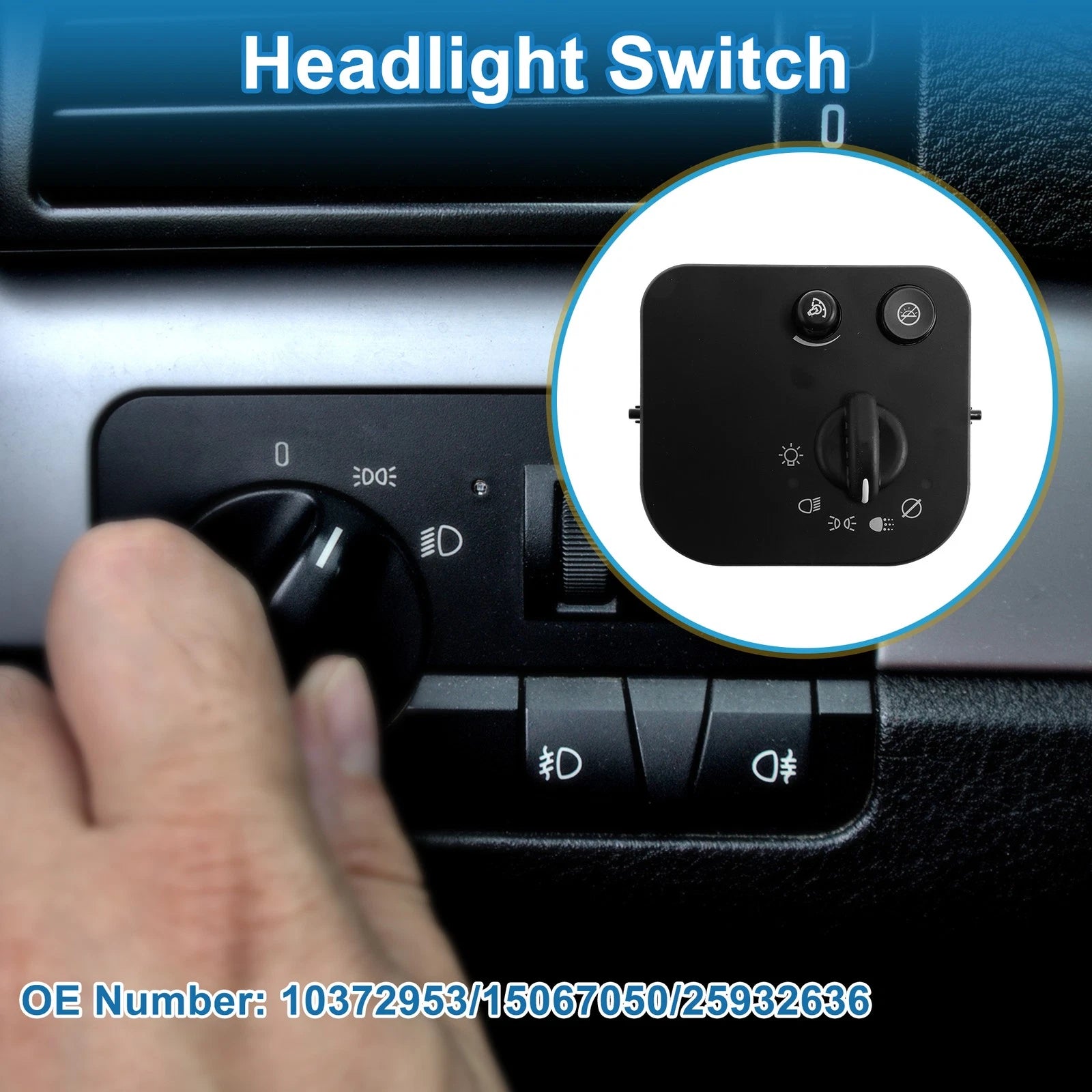 Headlight Switch Replacement for Chevrolet Express 1500 2500 3500 (2003–2007)