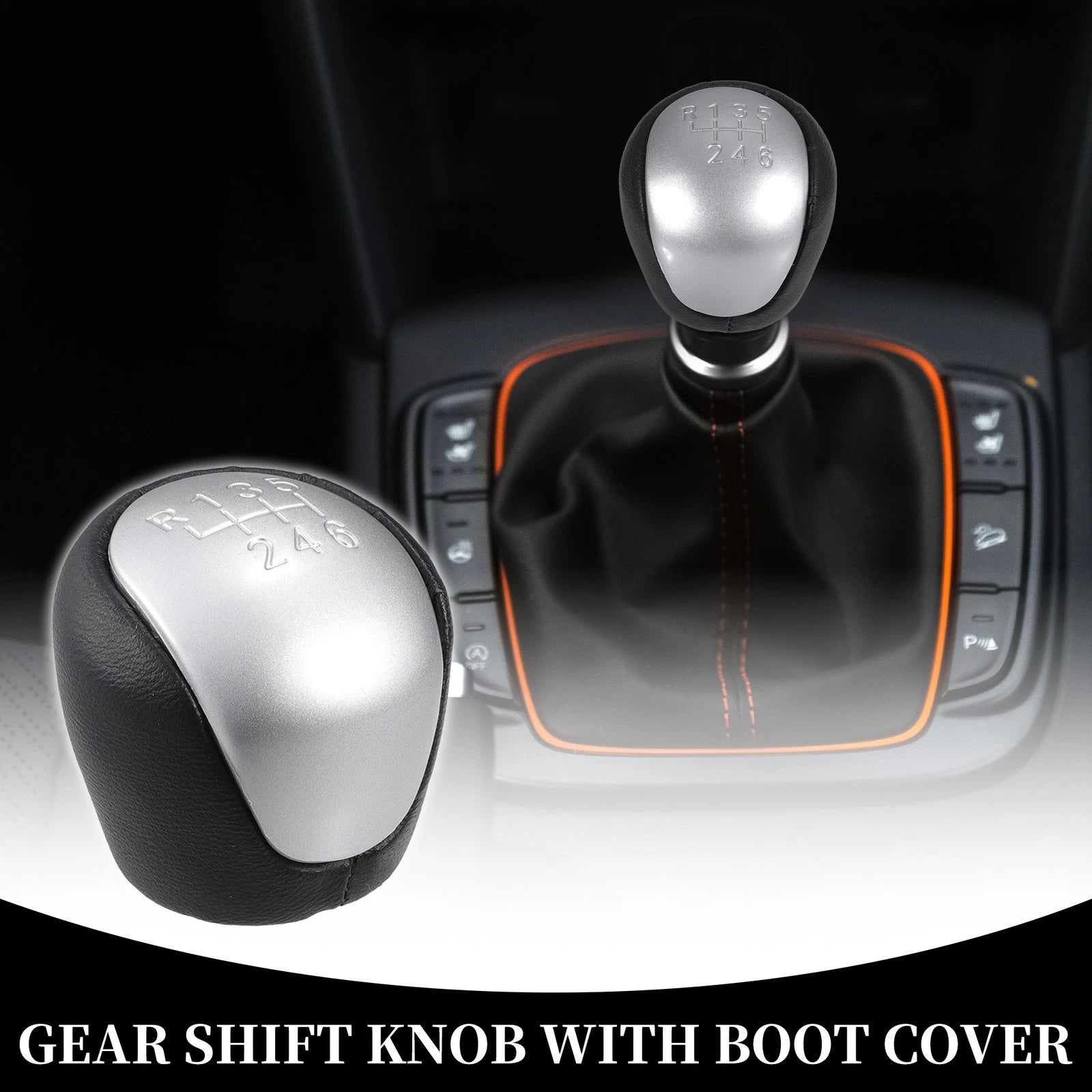 6 Speed Manual Gear Shift Knob Replacement for Hyundai IX35 (2009–2015)