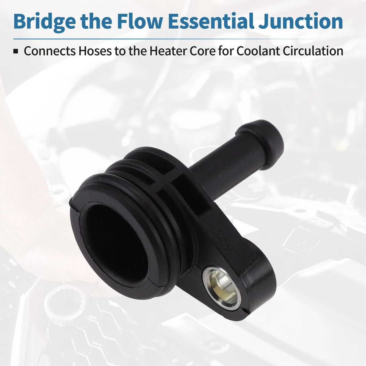 Engine Coolant Hose Connector Replacement for Audi A3 (2015–2019) 1 Set