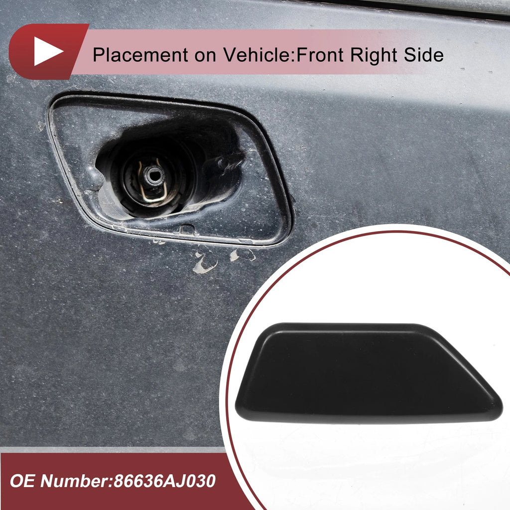 Front Right Washer Nozzle Cover Cap for Subaru Legacy 2010–2014 Unpainted