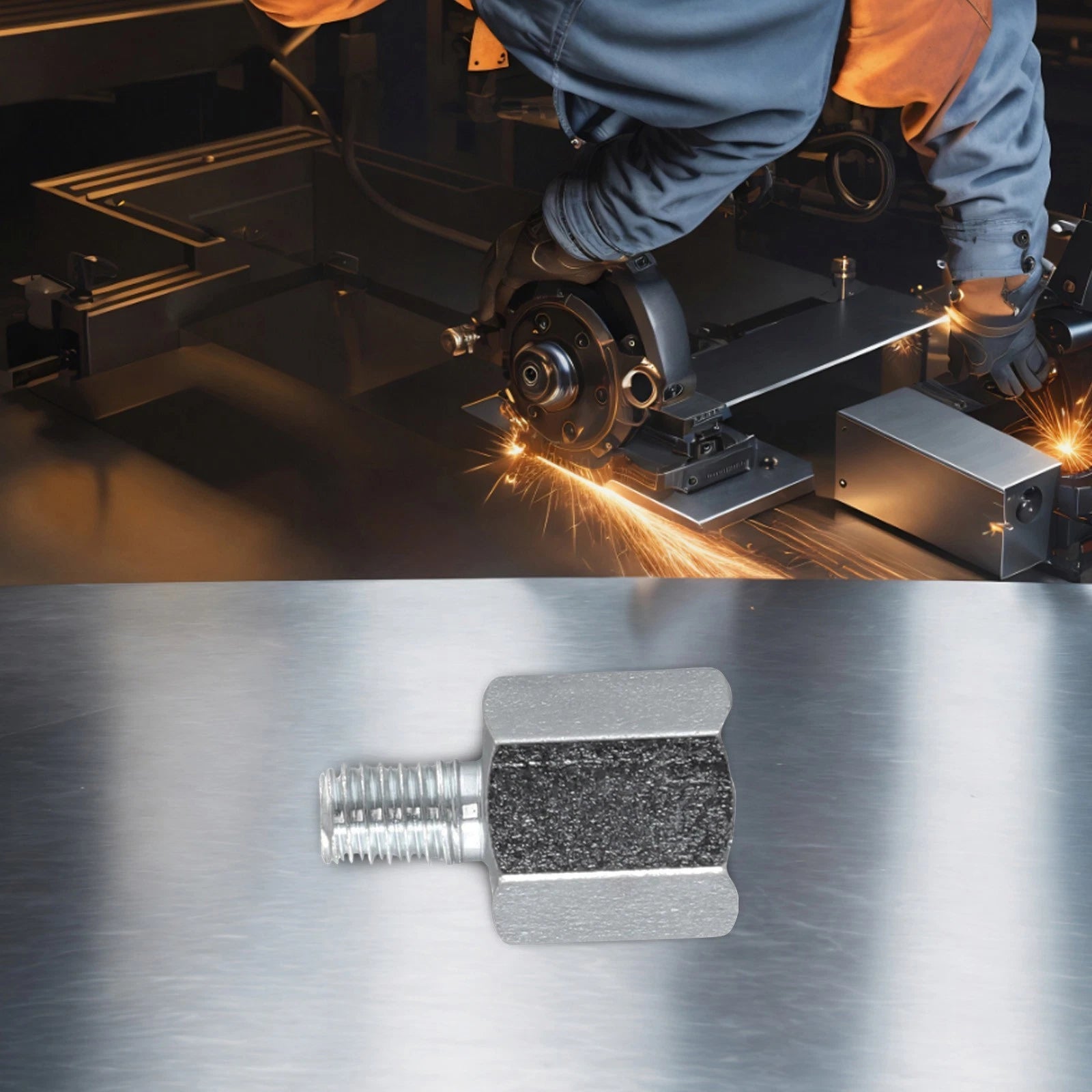 Interface Connector for Angle Grinder (Wide Applications, 1.5mm Thread Pitch)