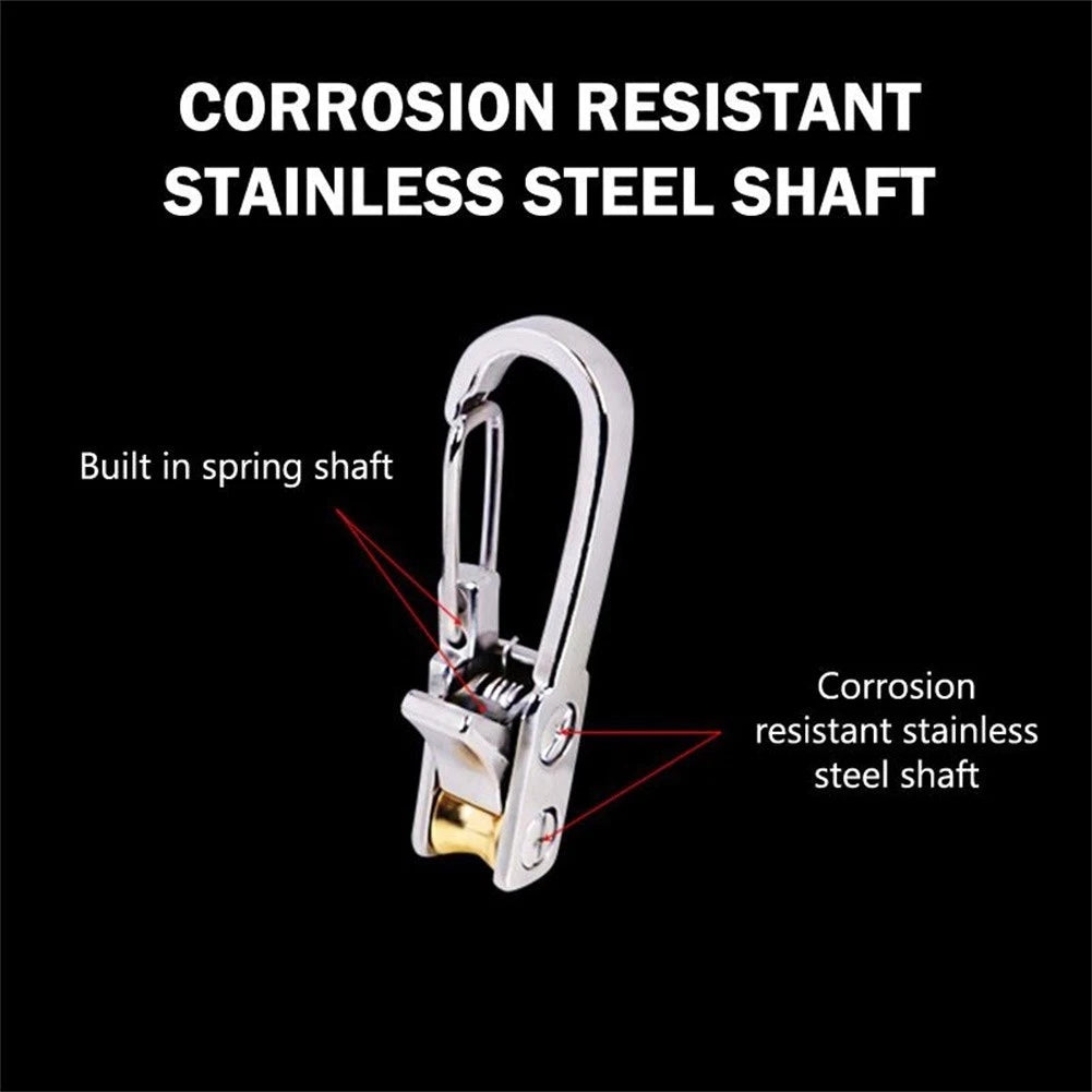2X Outdoor Gear Securing Lock Buckle Rope Tensioner with 6 Anchors