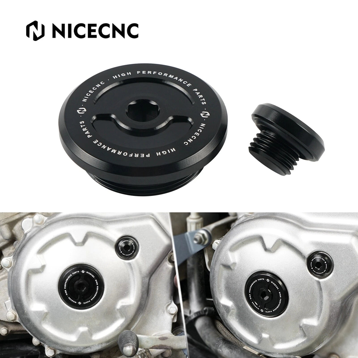 Engine Plug Crankcase Cover Straight Screws for Yamaha Viking 700 VI (2015–2023)