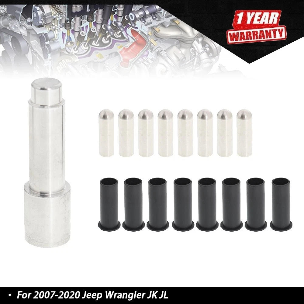 17Pcs Door Pin Guides & Bushing Removal Tool for Jeep Wrangler JK JL (2007–2020)