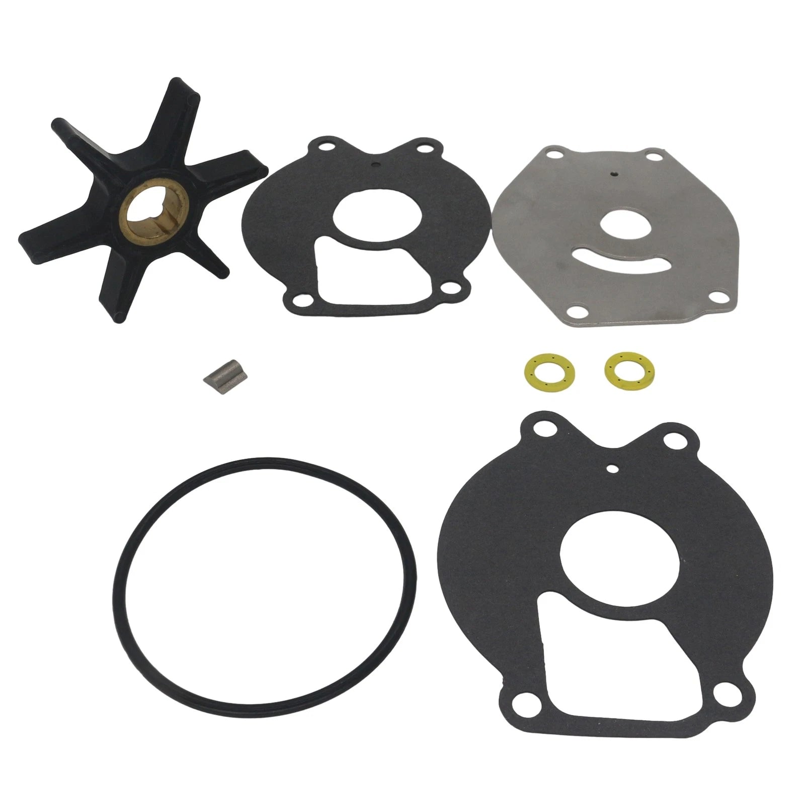 Outboard Water Pump Impeller & 85083 Plate for Mercury Mariner (2-S)