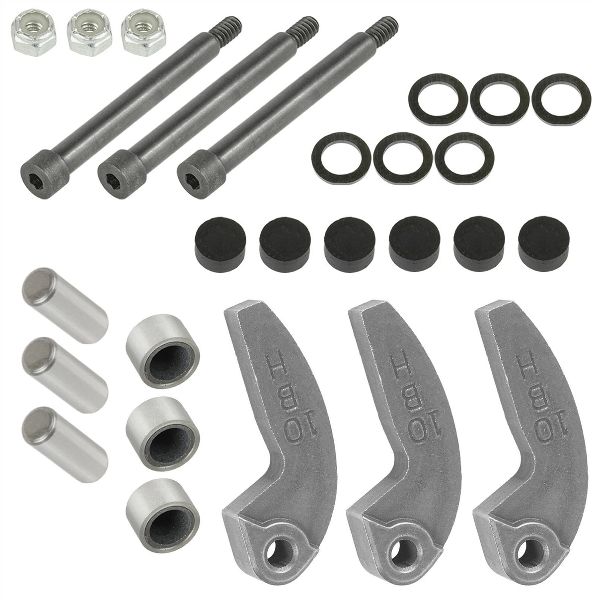 Clutch Rebuild Kit with Weights Roller Buttons for Polaris Ranger (2014–2022)