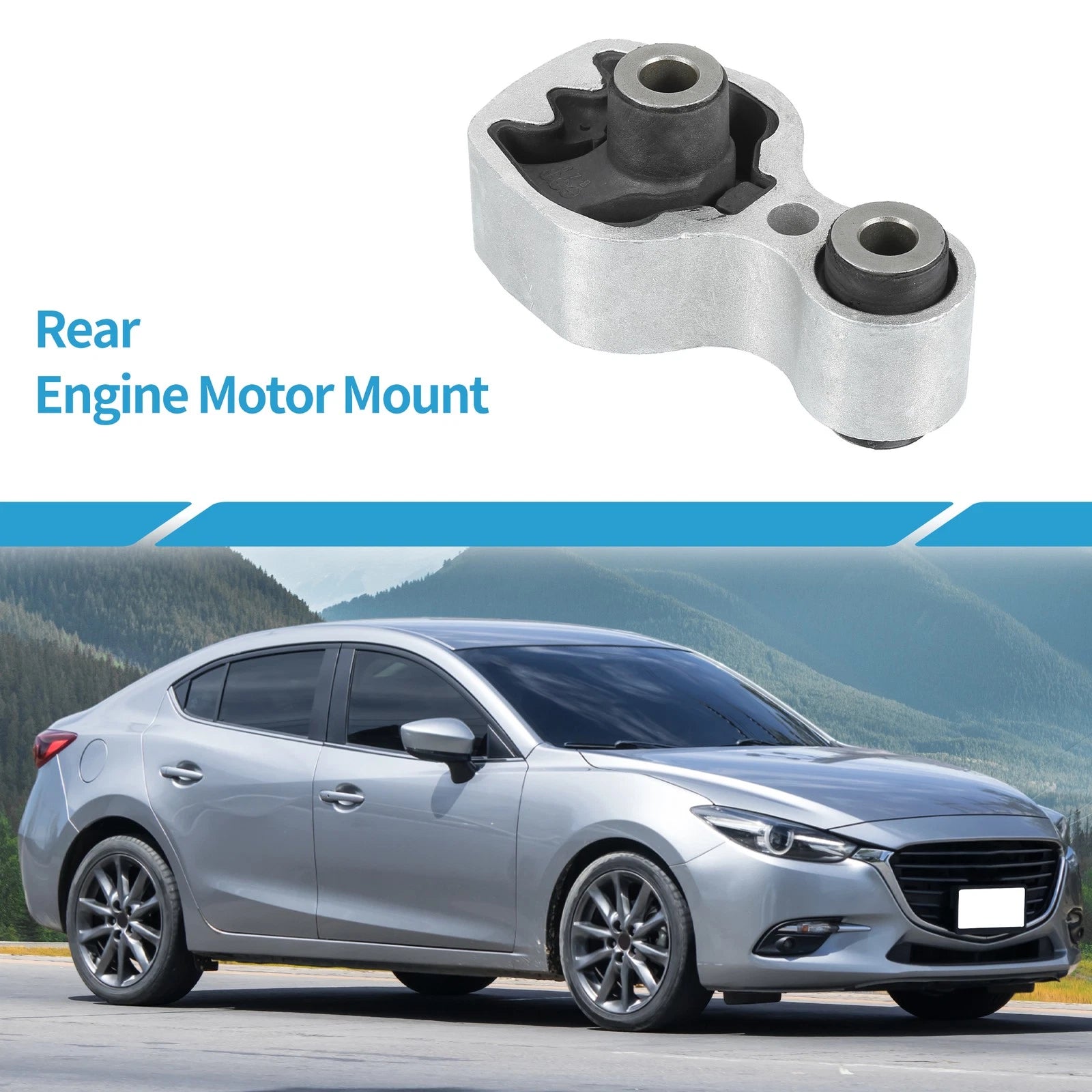 Engine Motor Mount and Torque Strut Mount for Mazda 3 2.5L (2015–2018)