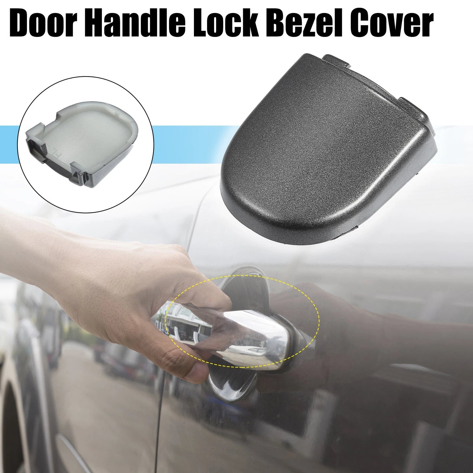 Exterior Door Handle Lock Cover Front Left Right for VW Beetle Jetta Tiguan (2000–2024)