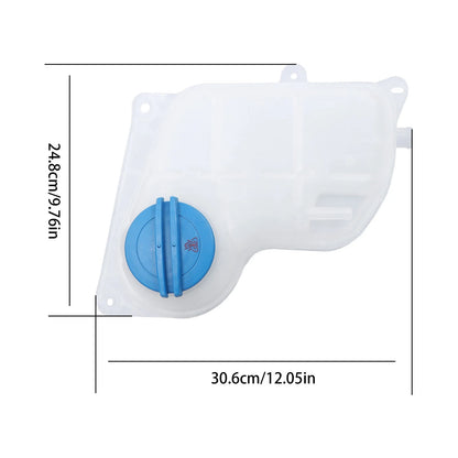 Coolant Expansion Tank Reservoir w/Cap 8D0121403 for VW Passat/Audi A4/A6 (1998–2005)