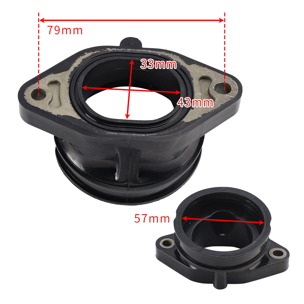 Throttle Body Adapter Pair for Polaris RS1 RZR 1000 XP XP4 EPS (2014–2023) 1205302