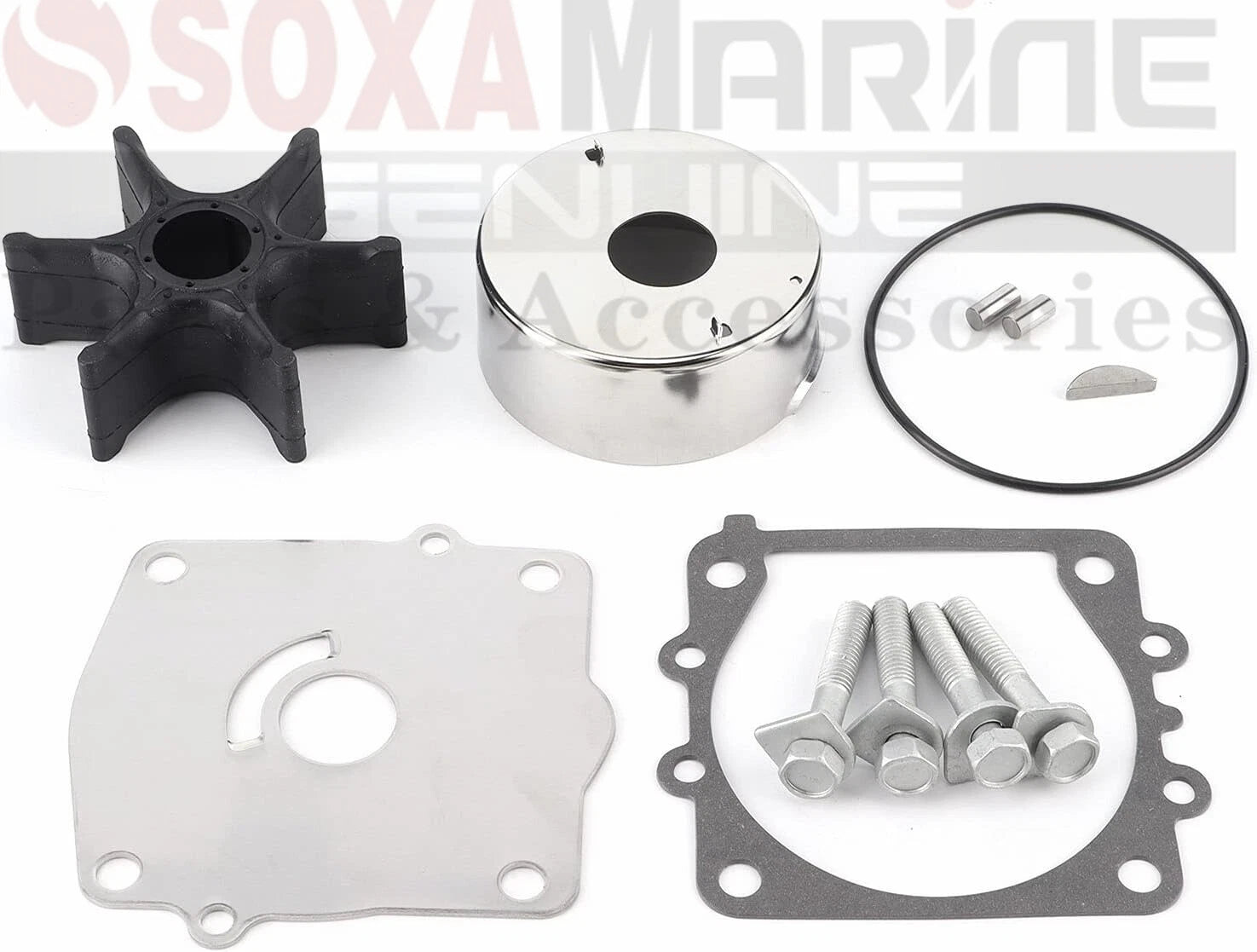 Water Pump Service Kit for Yamaha 115HP 130HP C115 L130 (18-3372, 6E5-W0078-A1)