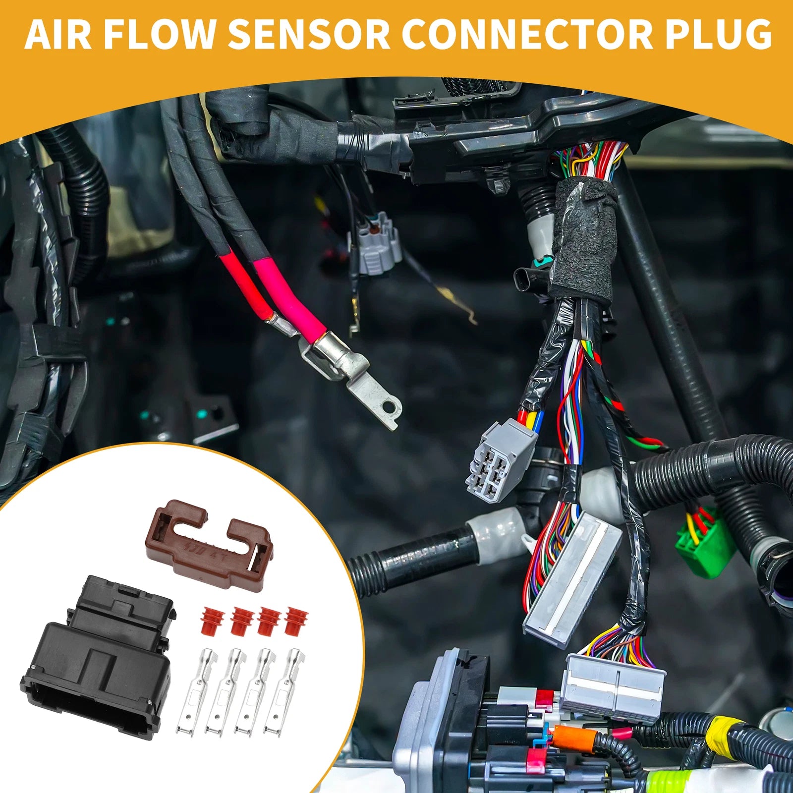 4 Pin Air Flow Sensor Connector Plug for Toyota