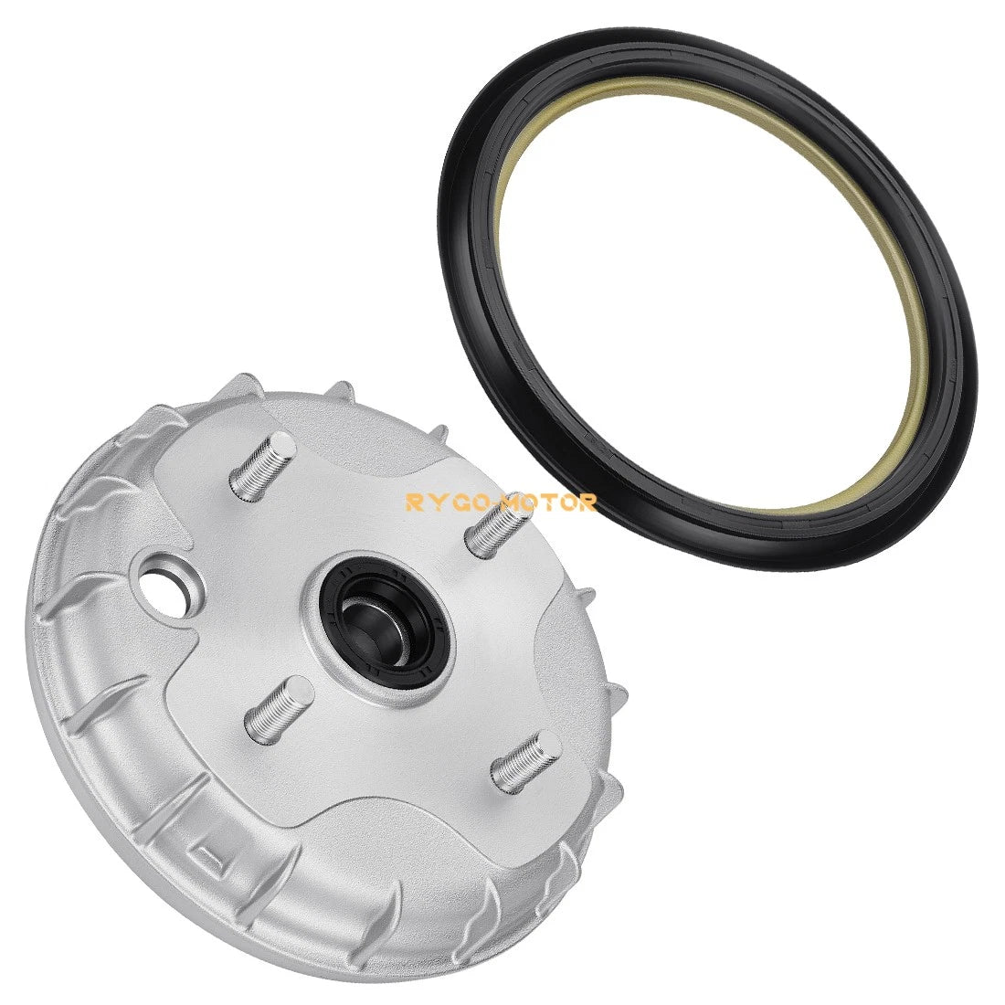Front Brake Drum & Dust Seal for Honda Rancher 350 TRX350TE TRX350TM (2000–2006)