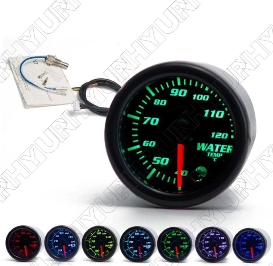 2" LED Water Coolant Temperature Gauge for Universal Car (AU)