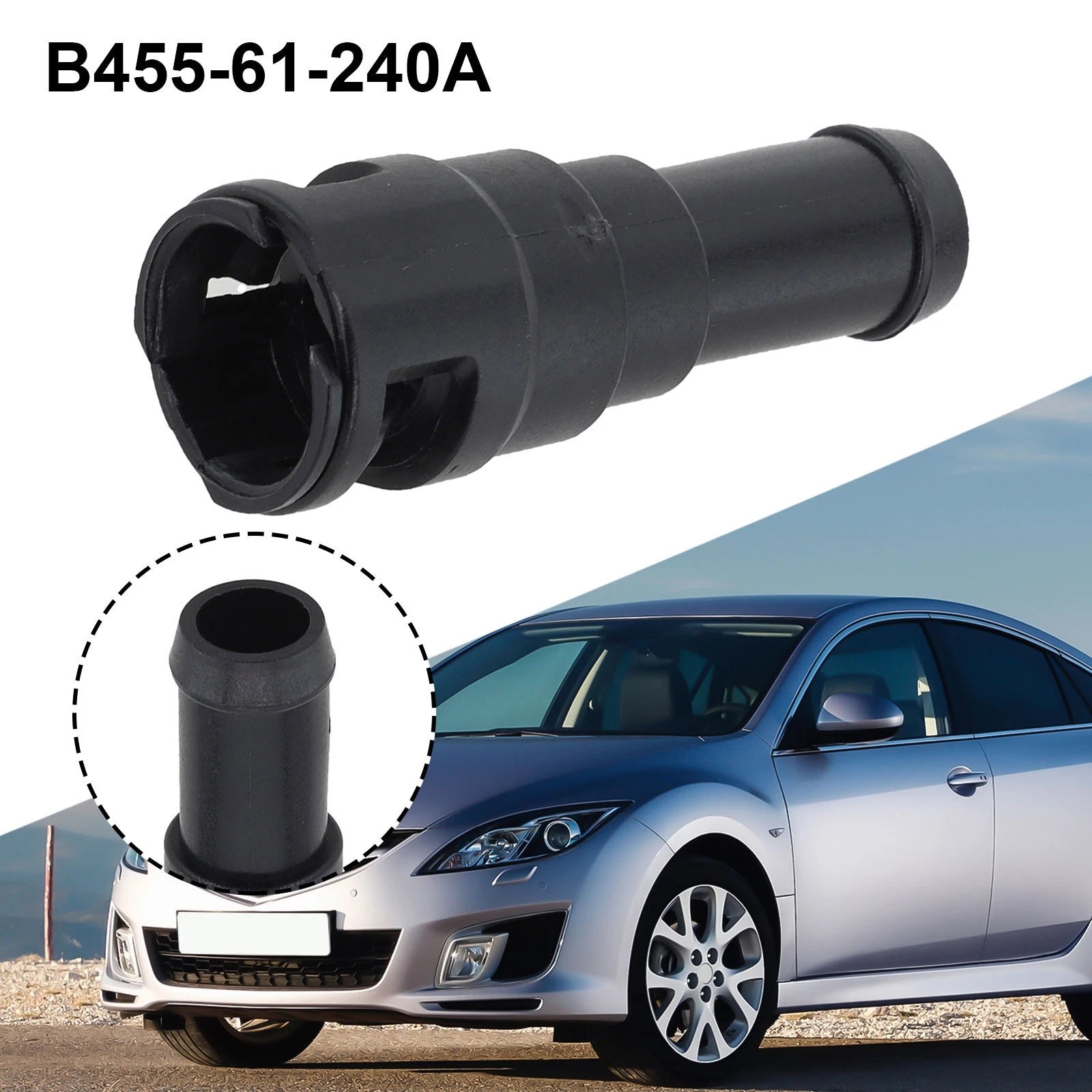Hose Connector for Vehicles B455-61-240A (Efficiency, Non Deformation)