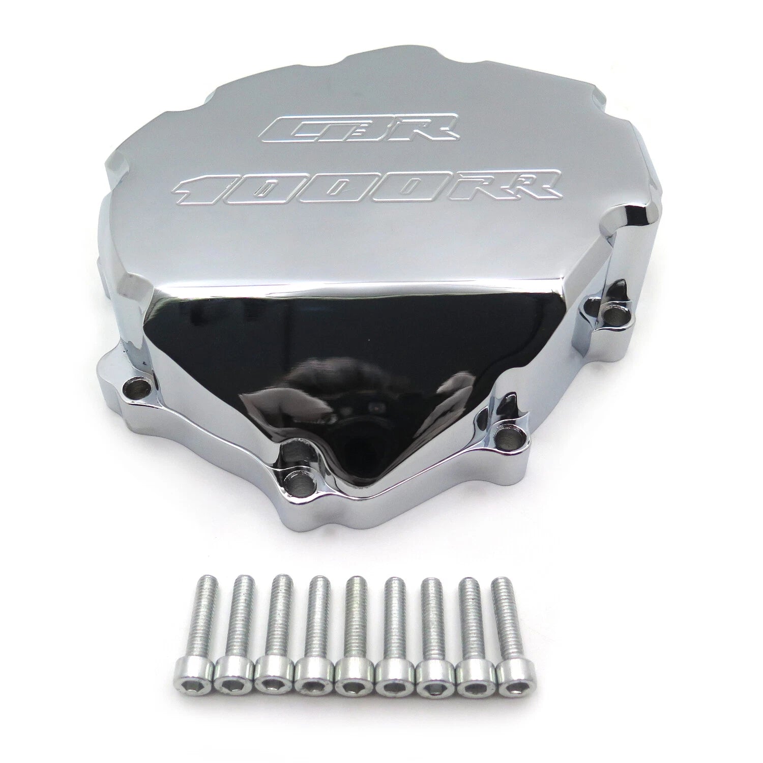 Engine Stator Cover for Honda CBR 1000RR (2008–2011) Chrome Left Logo