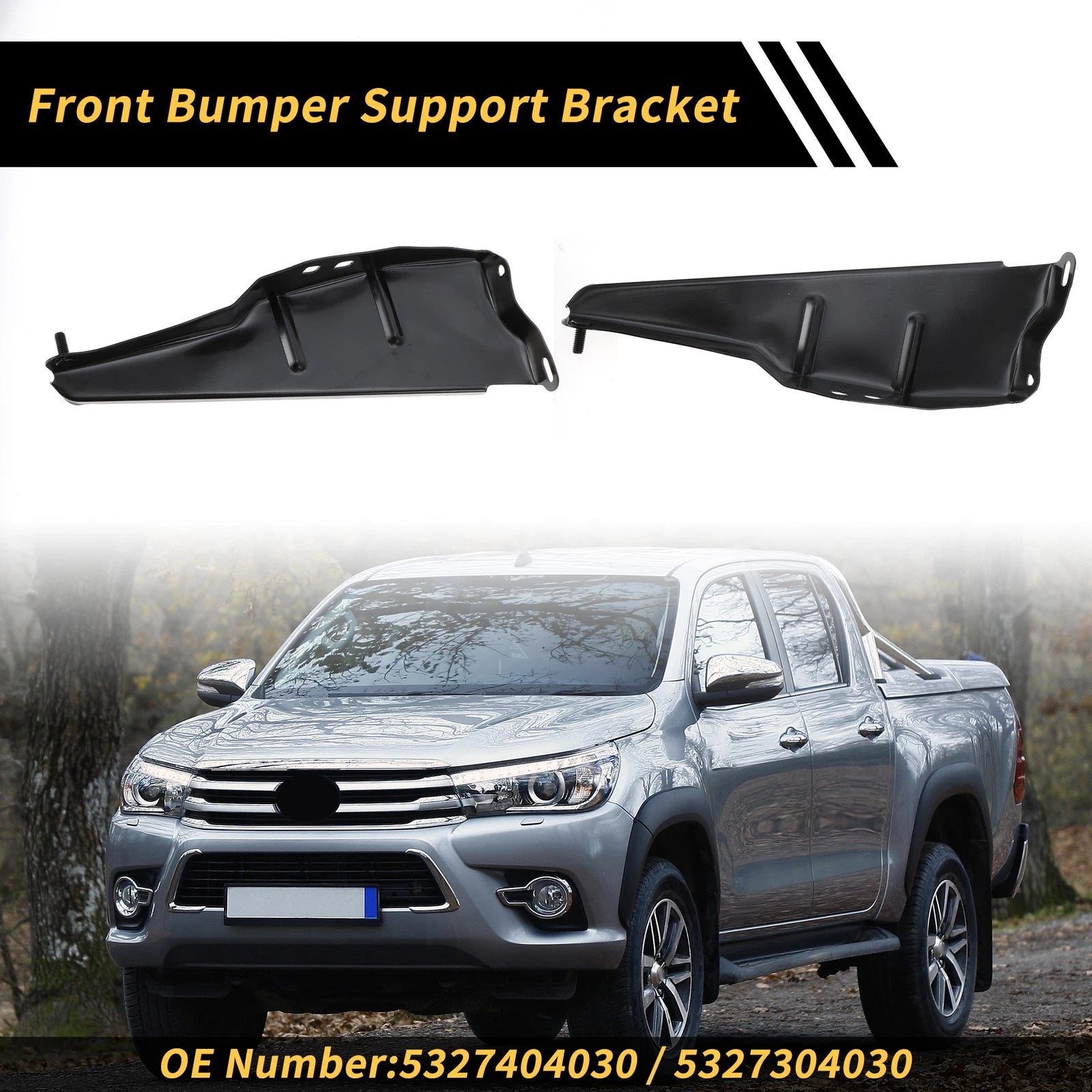 Front Bumper Support Bracket Replacement for Toyota Tacoma (2012–2015)