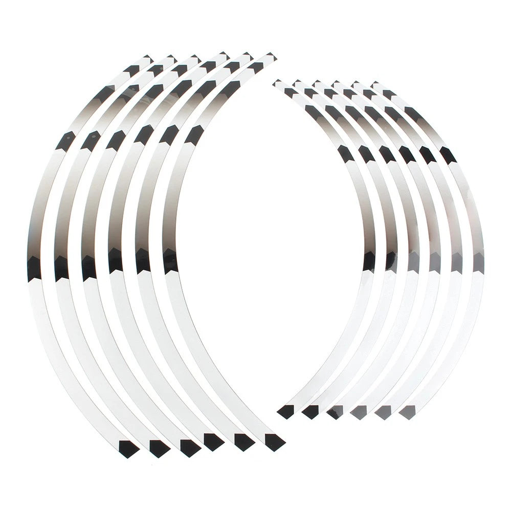 Wheel Rim Stickers for Honda CRF 450R CRF 250R (2003–2021) - White