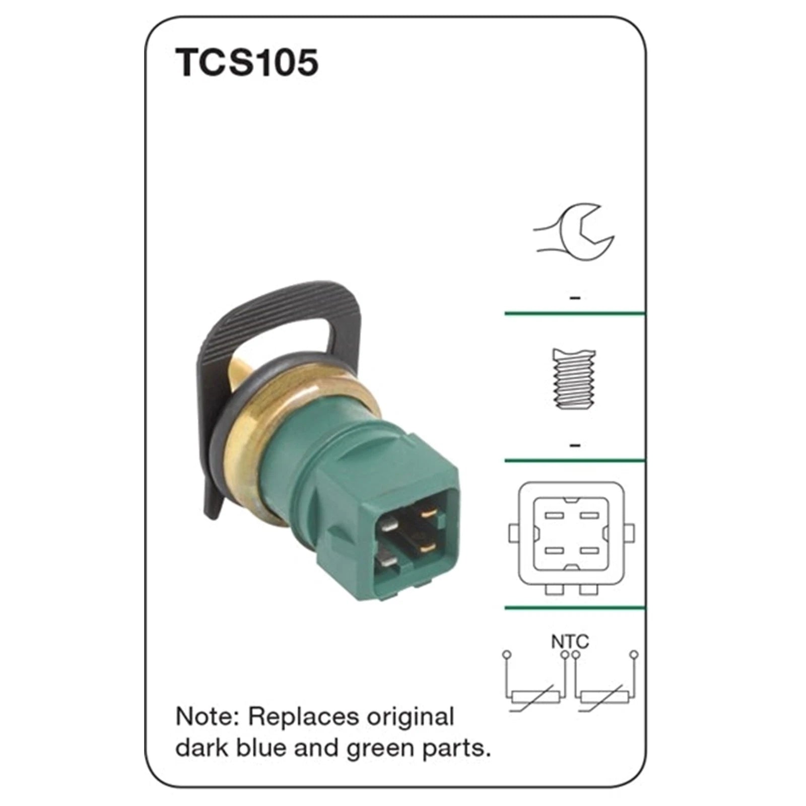 Coolant Temperature ECU Sensor for Audi A4 B5 (1997–2001)