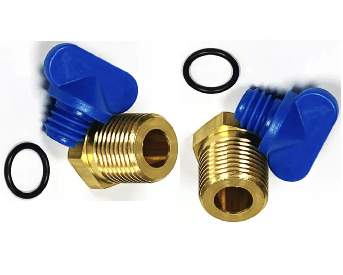 2Pcs Exhaust Manifold Drain Plug Kit for Volvo Penta 4.3 5.0 5.7 7.4 8.2L (479956)